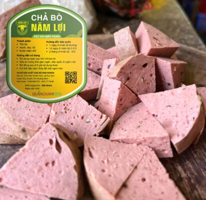 Chả bò Đà Nẵng thương hiệu Năm Lợi